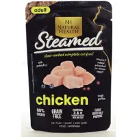 Natural Health Cat Steamed Chicken Pouch 24X + Gratis Schuurman Kattensnack