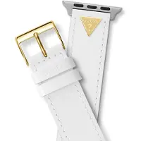 GUESS Apple Band (38Mm-40Mm) Horlogebanden Wit Armband Gemaakt Van 100% Echt Leer Not Applicable CS2006S2, CS2006S4