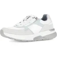 Gabor Rollingsoft Sneakers laag lichtgrijs / pastelgroen / wit