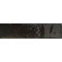 Ragno Tegel 6 x 24 cm - Nero - Keramiek - Rechthoekig - 36 stuks - 0,52 m2 - Vintage - Wandtegels - Tegels - R8FN