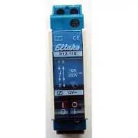 Eltako R12-110-12V DC Schakelrelais Nominale spanning: 12 V Schakelstroom (max.): 8 A 1x NO, 1x NC Piece 1 stuk(s)