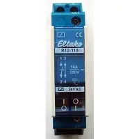 Eltako R12-110-24V Schakelrelais Nominale spanning: 24 V Schakelstroom (max.): 8 A 1x NO, 1x NC Piece 1 stuk(s)