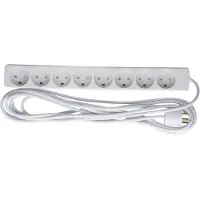 CoreParts GRU00850WDK, 5 meter, voor binnen gebruik, Type K, Type K, 1 mm², wit