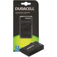 Duracell oplader met USB-kabel voor Olympus Li-40B/Fuji NP-45