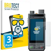BROTECT - Screenprotector voor Hytera P60 - Folie Beschermfolie Beschermglas matte 3 Stuks