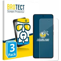 BROTECT Screenprotector 3 Stuks voor realme P4 5G Beschermglas transparant