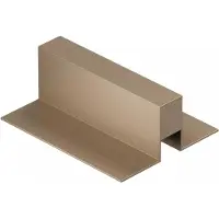 Lucide Aansluitdoos 1 Fase Linial Met Afdekking Champagne