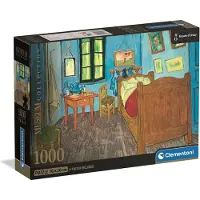 Clementoni - Puzzel - 1000 Stukjes - Slaapkamer in Arles - Puzzel Voor Volwassenen