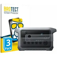 BROTECT - Screenprotector voor Anker SOLIX C2000 Gen 2 - Folie Beschermfolie Beschermglas matte 3 Stuks