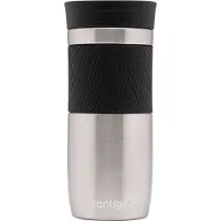 CONTIGO Byron Snapseal thermosbeker - Biscay Bay - roestvrijstalen isoleerbeker, koffiebeker-to-go, lekvrij, houdt tot 7 uur warm, vaatwasserbestendig BPA-vrij deksel, 470 ml