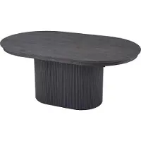 Molecule Lagos uitschuifbare eettafel ovaal donkerbruin houtdecor 180-220 cm