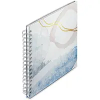 Hama Spiraal fotoalbum - Watercolor - 28x24 - 50 pagina's - Blauw