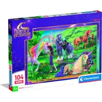 Clementoni Super Unicorn Academy Puzzel 104 stukjes