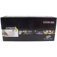 Lexmark C7700YS toner geel (origineel)