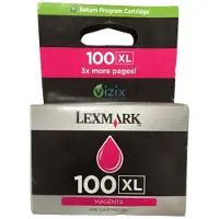 Lexmark Inktcartridge 100XL (14N1070E) Magenta Hoge capaciteit