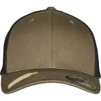 Flexfit Pet olijfgroen / zwart