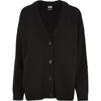Urban Classics Gebreid vest zwart