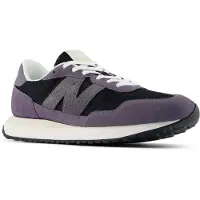 New Balance Heren Sportschoenen 237 grijs (43), Plat, Veters, Casual M237V1_LI