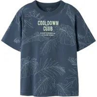 Name it Shirt 'NKMFERTO' indigo / lichtblauw / lichtgroen