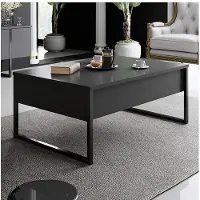 Skye Decor Salontafel Woody Fashion | 90 x 60 x 40 cm | Anthracite Black