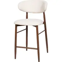 Giga Meubel Barstoel Alexia Beige/Walnoot