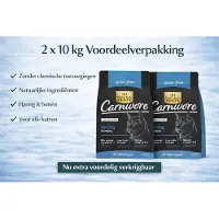 Natural Health graanvrij kattenvoer Adult Carnivore Fish & Beans 2 x 10 kilo - kat