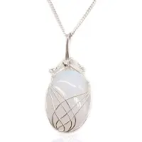 Ancient Wisdom - Decoratief beeld - Edelsteenboom met spiraalvormige opalite - kunstwerk - interieurdecoratie - edelstenen - handgemaakt - cadeau