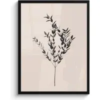 PosterMonkey Poster in lijst - Fotolijst 50x70 cm - Posters - Planten - Groen - Natuur - Posterlijst zwart - Decoratie - Wanddecoratie woonkamer - Muurdecoratie slaapkamer