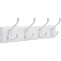 Hoppa! Kapstokken - Wit - MDF, Gegoten Zink - 40 x 11 x 7 cm (B x D x H)