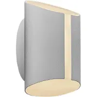 Nordlux LED buitenwandlamp Grip, CCT Smart Home, wit Grip, wit / opaal, Aluminium, Modern, slimme wandlamp buiten