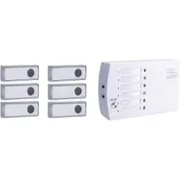 M-E Modern-Electronics FRS-106.1 Draadloos belsysteem voor Draadloze deurbel