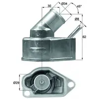 MAHLE ORIGINAL TI 10 92 Thermostaat, koelvloeistof