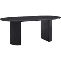 Rousseau Tafel 'lagos' 200 cm ovaal decor donker