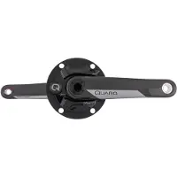Quarq DFour Sram DUB Crankset met Vermogen Sensor voor Shimano Dura Ace / Ultegra 2x11S (zonder koffer) Zwart
