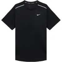 Nike Functioneel shirt 'MILER' zwart / zilver / wit
