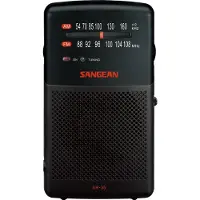 Sangean Draagbare radio - SR35 - Dualband FM/AM - Ingebouwde luidspreker - Zwart