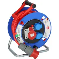 Brennenstuhl 1182770010 Kabelhaspel 25 m Rood CEE-stekker 16 A 5-polig