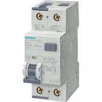 Siemens 5SU13546KK06 Aardlekschakelaar/zekeringautomaat 2-polig 6 A 0.03 A 230 V