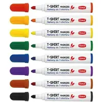 Toma Textielmarkers TO-745 - 8 Kleuren voor T-shirts