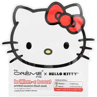 The Creme Shop , Hello Kitty, Brillian-C Boost, Gedrukte Essence Beauty Sheet Mask, 1 Sheet, 0.88 oz (25 g)
