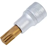 Hazet Dopsleutelbit 991-12 · 1/2 inch (12,5 mm) vierkant hol · Binnenspieprofiel Ribe-CV · SW M12