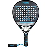 NOX Quantum Cobalt 12k Padel Racket Zilver