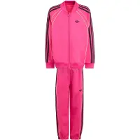 Adidas Joggingpak 'LOOSE' geel / pink / zwart