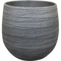 Praxis Bloempot Joyce - Keramiek - Grijs - 36x36x32cm