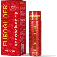 Euroglider Strawberry - 144 stuks Condooms met Aardbei Smaak + Gratis 250ml Super lube
