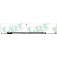 LPR Kabel, parkeerrem C0099B