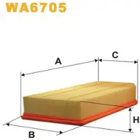 WIX FILTERS WA6705 Luchtfilter
