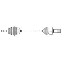 METELLI Aandrijfas 17-1051