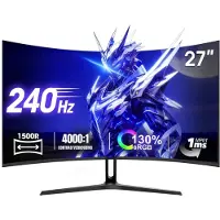 Ren Gaming Monitor 240hz - Gaming Monitor - Zwart - ‎‎62x 37x 9cm; 5 kg