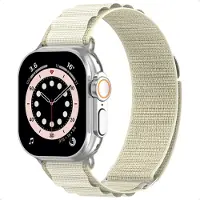 Accezz Nylon Alpine bandje voor de Apple Watch | 44/45/46/49 mm - Sterrenlicht